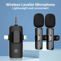 3 IN 1 ไมค์ไลฟ์สด ไมโครโฟนไร้สาย พกพา Wireless Microphone ใช้สําหรับสมาร์ทโฟน ไมค์ไร้สายหนีบเสื้อ K15 ไมค์หนีบปกเสื้อ. 