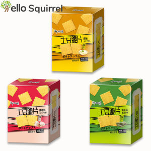 100g*2 Potatoes potato chips potato chips ultra-thin biscuits seaweed garlic flavor original flavor drama and appetizing snacks
