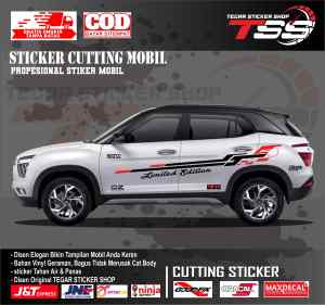 sticker mobil creta sticker mobil hyundai creta sticker lis mobil keren sticker motif variasi body mobil