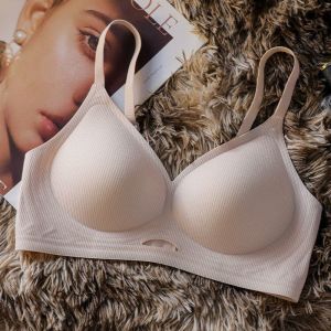 Mettle Vault Seamless Womens Underwear Small Chest Push up Soft Support Comfortable Thin Bra Full Cup Design