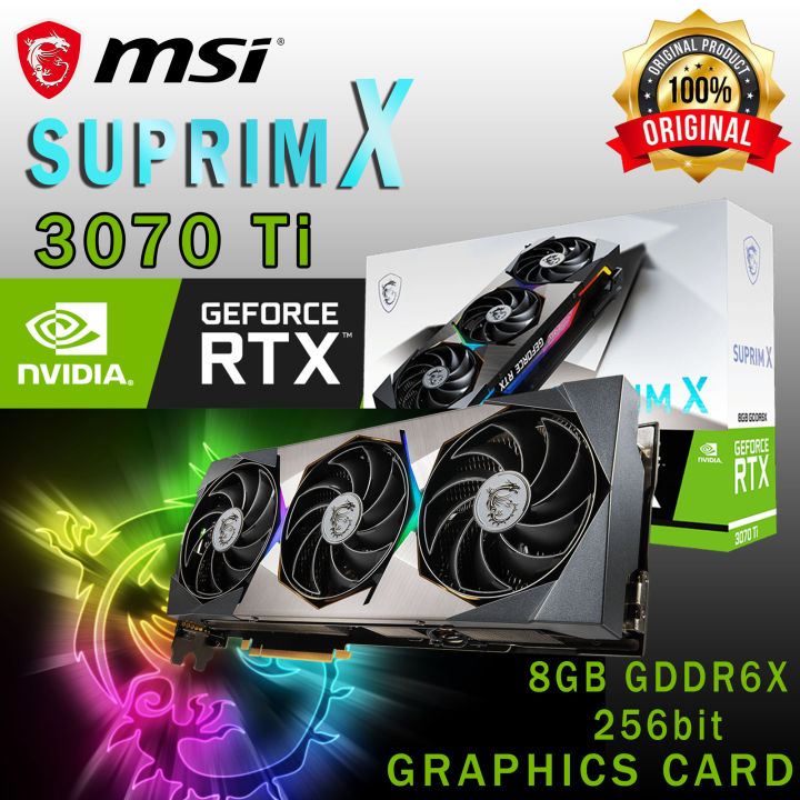 GeForce RTX™ NVIDIA® 3070 Ti SUPRIM X 8G PCI Express® Gen