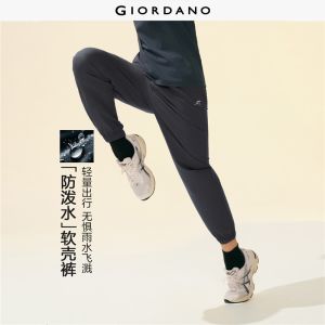 Giordano Men G-MOTION print elastic waist joggers Free Shipping 01116098