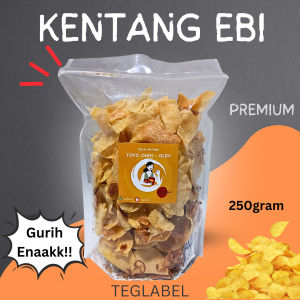 Keripik Kripik Kentang Ebi 250 Gram Bawang Goreng Premium