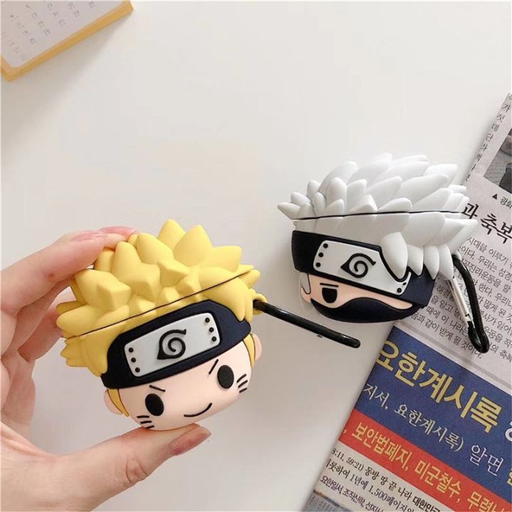 Cute Cartoon Anime Naruto Kakashi Silicone Case for AirPods Pro