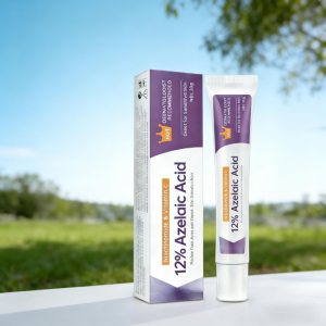 Anti-Pimple Face Cream with 12% Azelaic Acid Niacinamide & Vitamin C – Target Acne Redness & Restore Clear Skin