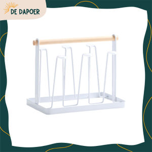 Rak Peniris Gelas Minuman Dapur Wastafel Meja Makan Ruang Tamu Desain Minimalis Set Holder