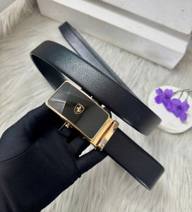 Thắt lưng nam dây nịt khóa lăn da bò nguyên tấm bản rộng 3.5cm