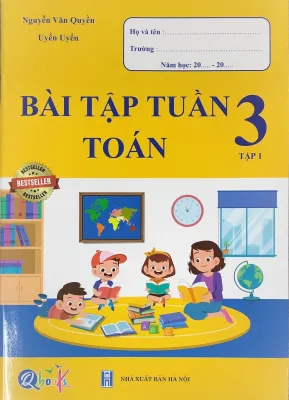 Bài tập tuần Toán 3 tập 1 - Sách tham khảo cấp 1 lớp 3