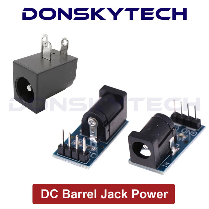 DC Power Jack Socket DC Barrel Jack and Adapter Plate Module DC-005 ...