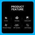 Electric lighters Chargeable USB Arc Long Lighter Kitchen  gas stove Lighter Safety Fire Starter. 