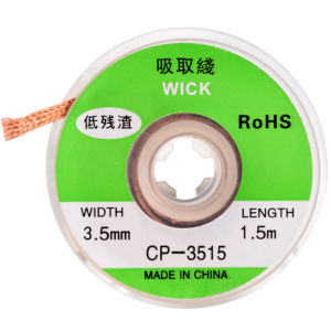 3.5/2.5MM*1.5M No-Clean Desoldering Braid Solder Remover Wick Wire Repair Tool