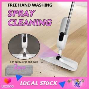 Wet & Dry Water Spray Mop Microfiber Floor Mopping Dust Collector 360 Rotating Rod Floor Sweeper Lazy Floor Mop Cleaning Tool