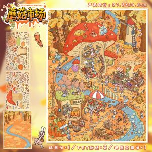 3D Miniature Scenes Sticker Scene Stickers Miniature Scene DIY Toys Underwater World Stickers