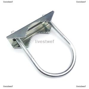 [COD] livestwef Antenna Mast Clamp Bracket Antenna Mount Clamp U-Bolt For Helium Miner Antenna