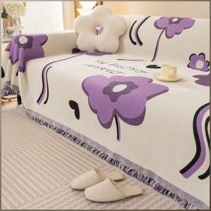 ผ้าคลุมโซฟา สี่ฤดูกาล กันลื่นและกันแมว ทําความสะอาดง่ายและรวดเร็ว ระบายอากาศได้ บ้าน สะดวกสบาย