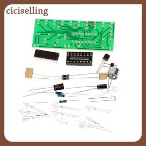 [ciciselling] Voice Activated LED Water Light Kit CD4017 Lantern Control Module DIY Electronic Kit Physics Teaching Training Module