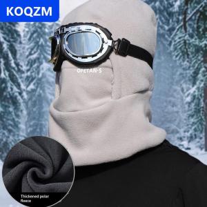 [COD] KOQZM Lông Cừu Ấm Áp Cưỡi Đầy Đủ Mặt Nạ Bao Gồm Ngoài Trời Balaclava Đi Xe Đạp Cap Xe Máy Trượt Tuyết Ấm Cổ Mặt Nạ Tai Bảo Vệ Hat