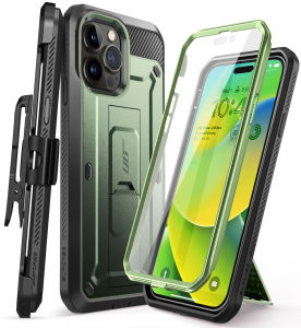 SUPCASE สำหรับ iPhone 14 Pro Max เคสพร้อมฟิล์มป้องกันหน้าจอด้วงยูนิคอร์น Pro คลิปหนีบเข็มขัดขาตั้งในตัวเต็มรูปแบบเคสโทรศัพท์ป้องกันกันกระแทกแข็งแกร่งสำหรับ iPhone 14 Pro Max