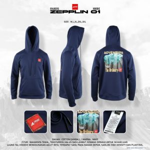 Hoodie Pria Zepplin 01 Arei Outdoorgear