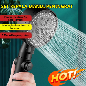 Kepala pancuran multifungsi lima kecepatan/kepala pancuran bertekanan rumah tangga selang pancuran bertekanan super kepala pancuran rumah tangga kepala pancuran matahari terbenam