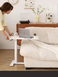 Pneumatic lift table Movable Lifting Bed Table Foldable Table Adjustable Height Table 气动升降桌