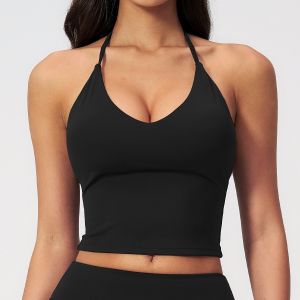 MUTUER Yoga Tank phụ nữ Deep-V thể thao đồ lót chống sốc tập luyện đẩy lên chạy hàng đầu phụ nữ phòng tập thể dục áo khoác