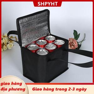 [COD] SHPYHT Giao hàng địa phương Ngoài trời mát hộp xách tay nhiệt cách điện Túi lạnh cắm trại thực phẩm uống Bento Túi BBQ Zip gói Dã Ngoại Nguồn cung cấp