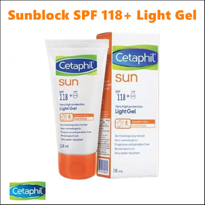 [ALL IN BEST CHOICE] Cetaphil Sunblock SPF 118+ Light Gel Face & Body