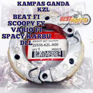 Kampas Ganda BEAT FIBEAT FI STATER KASAR SCOOPY FI STATER KASAR VARIO 110 FI STATER KASAR SPACY KARBU  KZl kualitas orisinil pasti presisi scoopy fi KAIN REM AWET TAHAN LAMA SEHINGGA MEMBUAT ANDA NYAMAN DALAM BERKENDARAAN AHM