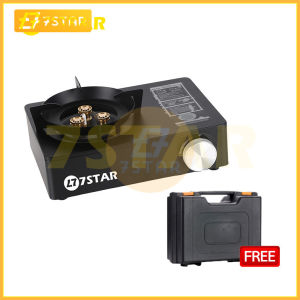 7Star 3600W PORTABLE GAS STOVE FREE HARDCOVER CARRY CASE WINDPROOF CAMPING COOKER CAMPING DAPUR GAS DAPUR BERKELAH