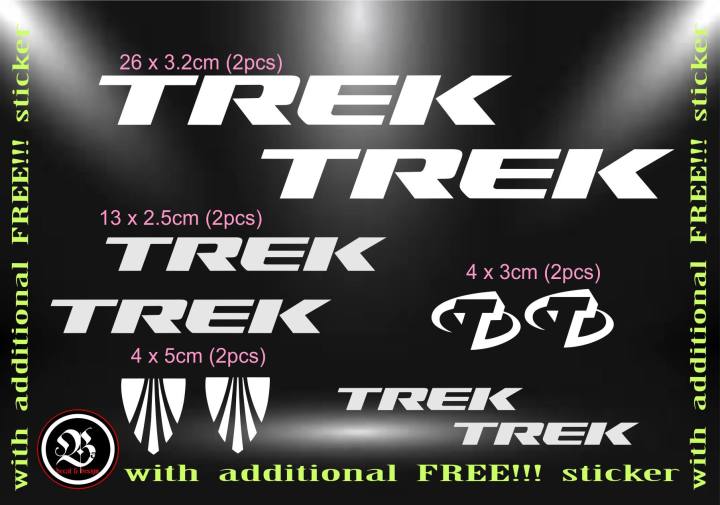 Trek decals for deals bicycles