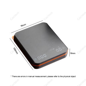Mini Coffee Scale Portable Coffee Timer Units with Tare Function Digital Kitchen Scale Multifunction Food Scale