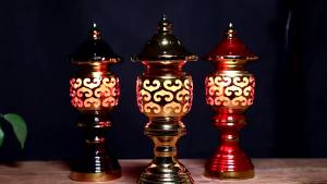 # Boutique #led Buddha Worshiping Lamp God of Wealth Lamp a Pair of Lotus Lamp Plug-in Household Electric Candle Guanyin Lamp Pilot Lamp Buddha Front Lantern dayuan