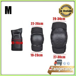6pcs/set Pelindung Lutut Dan Siku Skate Knee Pad Protector Universal
