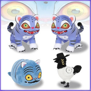 Anime Kpop Demons Hunters Plush Cute Bird Purple Tiger Black Hat Magpie Soft Decor Toy Monster Hunt Girl Group For Fans Gifts