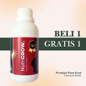 (Beli 1 Gratis 1) Pupuk Organik Cair Nutrigrow premium plant food tanaman buah 250 ml  Nutrisi Tanaman Buah dengan bahan Alami 100 % Organik