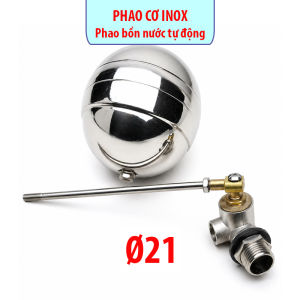 Phao Cơ & Van Bồn Nước Năng Lượng Mặt Trời - Bằng INOX Khóa Ti Đồng Tự Động Ngắt Khi Nước Đầy - Điều Chỉnh Bằng Phao Nổi