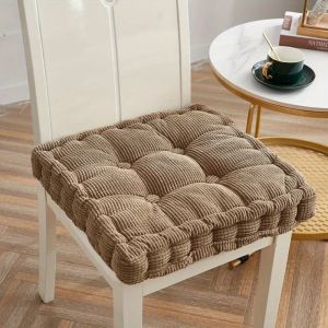 40×40cm Home Square Thicken Seat Cushion Tatami Comfy Cushion Office Home Car Chair Cushion Washable