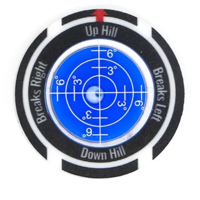 COUPLECOL ClearTransparent Golf Tools Leveler High Precision Ball Marker Golf Slope Meter Golf Putt Ball Marker Training Tool Golf Spirit Level Gift for Golfers
