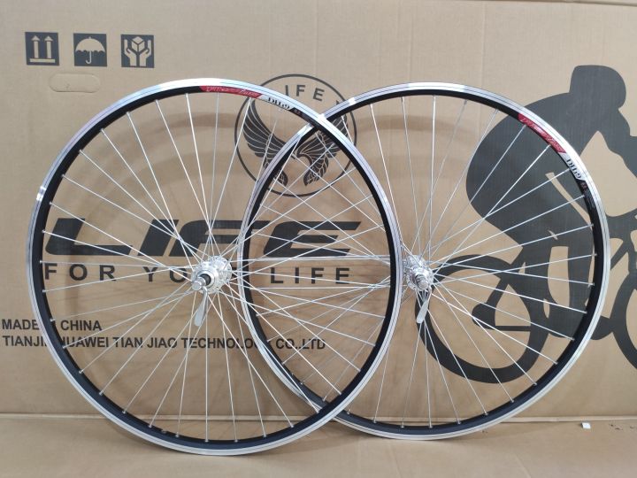 Bộ vành xe đạp bánh 700C đan sẵn đùm Shimano líp thả, phanh U,V - PHỤ ...