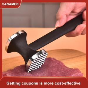 【CANAMEK】 Bít tết búa vồ hai mặt hợp kim kẽm thịt Tenderizer thịt pounder Tối đa hóa hương vị thực phẩm thịt búa bít tết thịt nấu ăn