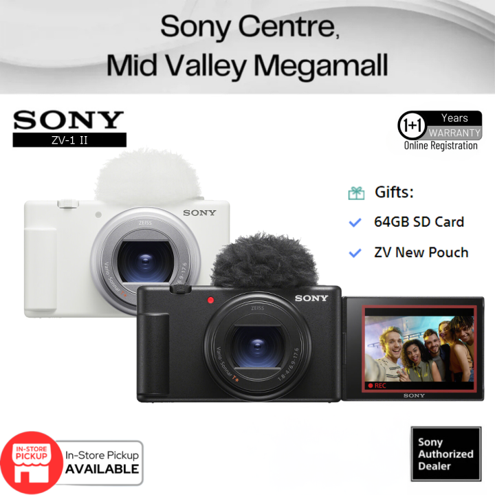 Sony ZV-1 II Mark MK Vlog camera for Content Creators and