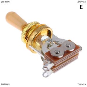 [COD] ZNPNXN 1ชิ้น3ทางสั้นตรงกีตาร์สลับปิ๊กอัพพร้อมหมวกทองเหลืองสำหรับกีตาร์ไฟฟ้าแผงควบคุมสวิตช์ปิ๊กอัพ