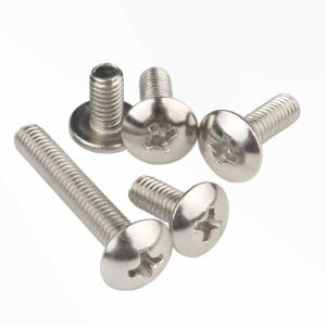 M4 M5 M6 TM Screws Phillips Truss Mushroom Head Screw Nickel Plated Carbon Steel Screw