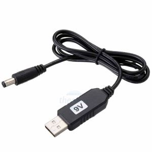 Dây Nguồn USB Tăng Áp Từ 5V Sang 9V Sạc Máy Hút Bụi Quạt Mini Nguồn Dự Phòng WiFi (Loại Tốt)