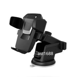 Car Holder Mobil HD09 Kaca / Dasbot tempat Standing Hp Universal Phone Folding Hitam