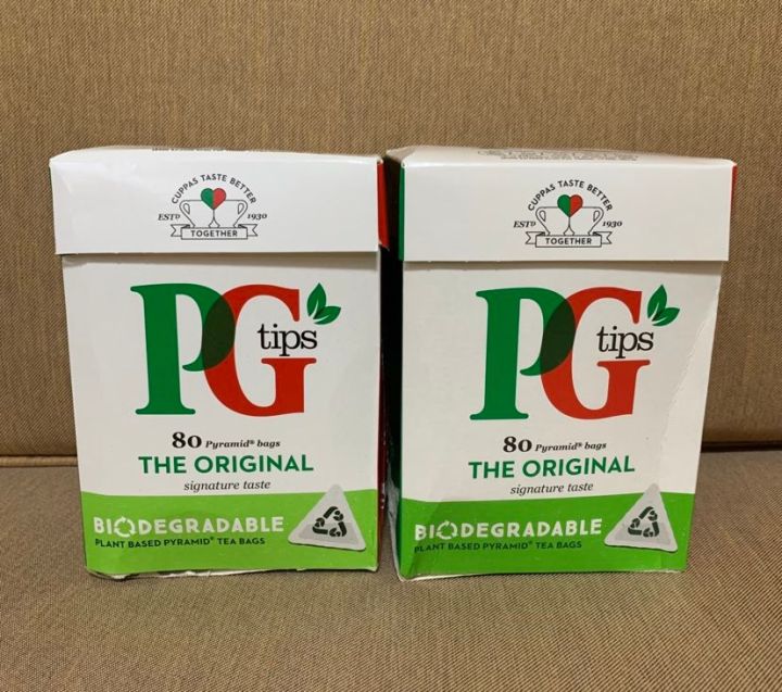 PG Tips The Original, 80 Teabags Exp Nov. 2022 Lazada PH