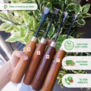 5.Combo 04 mũi đục bonsai chuyên dụng thủ công Việt Nam [DUC-033.5.6.7] - Công cụ Bonsai