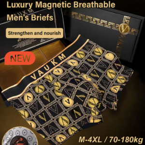 【VADUM】 Luxury Magnetic Breathable Mens Briefs Massage Magnetic Therapy Mens Boxer Briefs