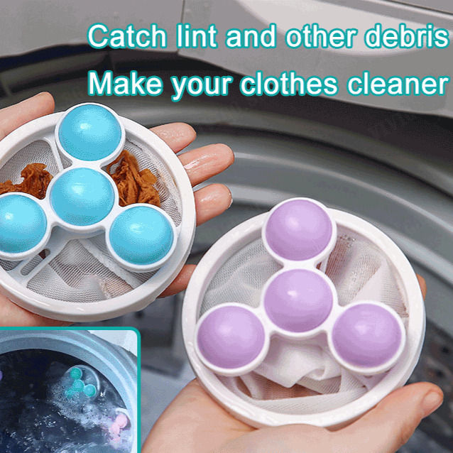 Reusable Clean Spinning Laundry Ball Washing Machine Anti-tangle ...